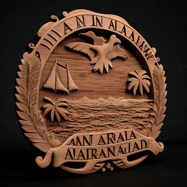 3D model Saipan Northern Mariana Islands (STL)